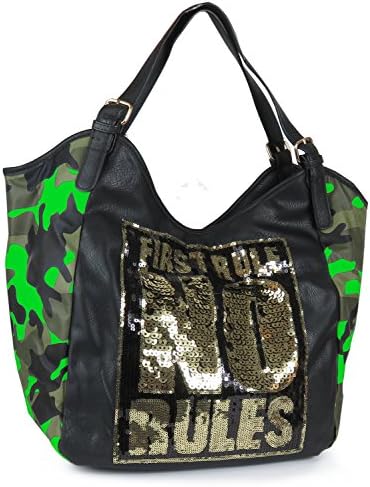 Lovely Lauri Women's Tote Bag One Size, Green (green) - 14579-Grün