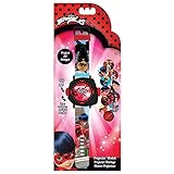 LCD-Armbanduhr Lady Bug Miraculous mit Mini-Projektor, 20 Bilder