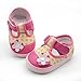 Itaar Baby Girls Shoes Flower Pattern with Soft Sole Velcro