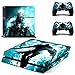 Produktbild Playstation 4 + 2 Controller Aufkleber Schutzfolie Set - Dark Souls (1) /PS4