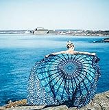 Ideal para toalla de playa, estera de yoga, tapiz, mantel, cubierta de cama, cortina de ventana, decoración para el hogar o como la tapicería o colgando