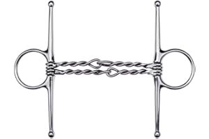 EKKIA Feeling Unisexe Mors Cheval avec Double de Fil torsadé, Multicolore, Taille du Bec : 125 mm