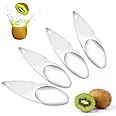 4-in-1 Stainless Steel Fruit Opener - Peeler, Spoon, Slicer for Kiwi, Dragon Fruit, Orange & More