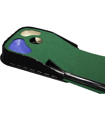 Putt Trainingsmatte LL-Golf Puttingmatte 300x50cm - Übungsmatte Für Putts Im Garten, Garage Oder Büro | Mit Gummi-Unterboden Golf Übungsmatte 300cm