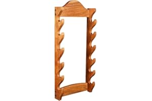 Mythrojan Sword Stand Katana Stand Medieval Sword Wall Mount Samurai Sword Display Stand Katana Sword Holder Gladiator Sword Wall Display Crusader Sword Stand for Display- Six Tier Stand