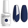 Vishine Gelpolish Manicure DIY Long-lasting Gel Nail Polish Lacquer Shiny Color UV LED Soak Off Glitter Midnightblue(1029)