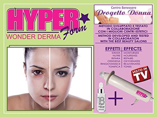 Hyperform WONDER DERMA (FLAMMA 18 MADE IN ITALY) SOLUCIÓN PARA REJUVENECIMIENTO CUIDADO DE LA PIEL PROFESIONAL FACIAL -Inestetismi y Anti Acné