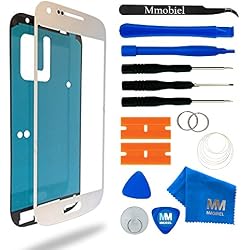 MMOBIEL Kit de Reemplazo de Pantalla Táctil para Samsung Galaxy S4 Mini i9190 i9195 Series (Blanco) Incluye Pantalla de Vidrio/Cinta Adhesiva/Kit de Herramientas/Limpiador/Alambre/Manual