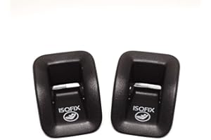 Paire d'œillets de retenue Isofix pour Audi A4 B8, noir, authentique, neuve