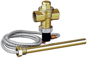 Caleffi Thermische Ablaufsicherung 3/4" IG Anschluss verchromt