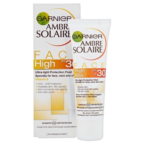 Garnier Ambre Solaire SPF 30 Face Protection Fluid - 50 ml