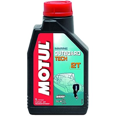 Motul 102789 Tech Hors-Bord 2T Huile Moteur 1 l
