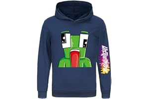 Jicahond Youtube Gamer Kids Gift Hoodies Children Casual Hooded Sweatshirt Top for Boys Girls Ages 3-13 Years