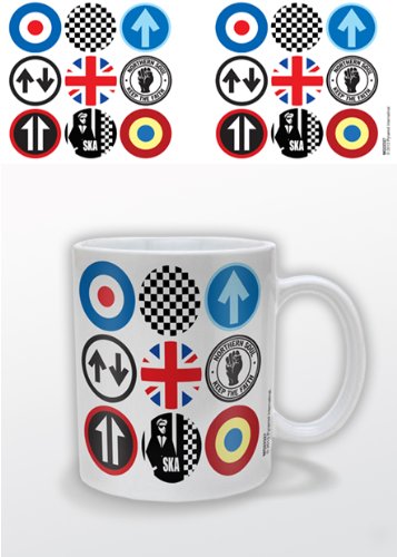 Pyramid Generic MG22317 Mod and Ska Icons Mug, Multicolore