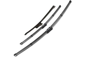 MOZBATTE Kit Tergicristalli 3-in-1 Compatibile con Volkswagen Golf 7 MK7 (2012-2018) | Anteriore 26"+18" + Posteriore 11" | Silenzioso (2012-2018（Versione aggiornata）)