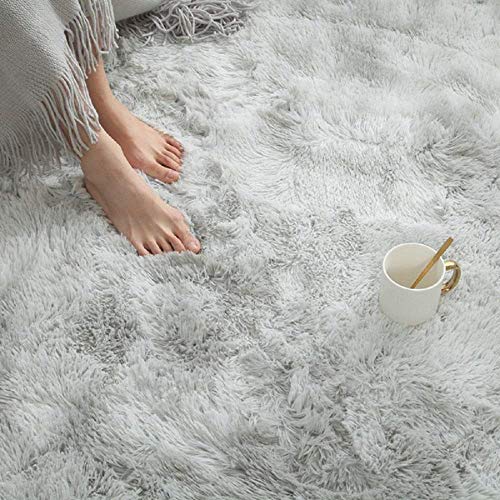 Sarah Duke - Alfombra de Yoga Antideslizante, Suave al Tacto, para Sala de Estar, Dormitorio, 40 cm - 300 cm, Caqui, café, Gris, Azul y Rosa, Gris, 160 x 230 cm