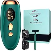 IPL Lazer Epilasyon Cihazı, 990.000 Atım, Manuel ve Otomatik Mod, 5 Kademe Işık Şiddeti, Ağrısız Kalıcı T&uuml;y Giderme, Yeşil