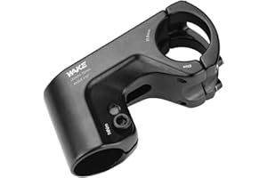 CYSKY 31,8mm Potence 70mm 10 Degrés VTT Potence Courte VTT Guidon Riser pour la Plupart des vélos, vélos de Route, VTT, BMX, Cyclisme