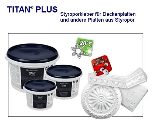 8 kg Styroporkleber in Eimer feucht & frostfest schneeweiss Innen TITAN PLUS - 2