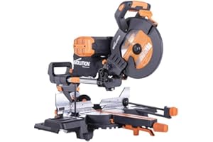 Evolution Doppia troncatrice R255SMS-DB+ | 2000 W, 300 mm, taglio obliquo, angolo obliquo, diametro 255 mm, lama HM/TCT per taglio multimateriale