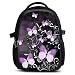 Produktbild Rucksack für Jungen Mädchen Damen Herren - Schulrucksack Schulranzen Ranzen für die Schule - Backpack für Stadt / Sport für Kinder & Jugendliche - Cooles Design / aus Canvas Stoff - Buterfly Fusion