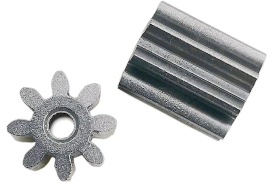KUENCE 8T 1M Precision Miniature Pinion 8 Tooth 2.3mm Hole Outer Diameter 10mm Iron Powder Metallurgy Gear