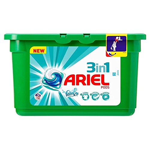Preisvergleich Produktbild Ariel 3In1 Hülsen Mit Febreze - 12 Wäschen (12)