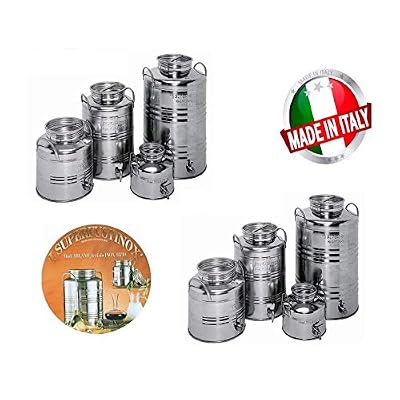 MACHX Anforella Nourriture en acier inoxydable 18/10 litre 5 Milano [Machx]
