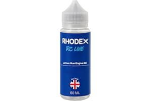 RHODEX LUBRICANTS Rhodex RC Line 60ml After Run Engine Oil – Very Low Viscosity Fully Synthetic for Nitro & Gas RC Engines