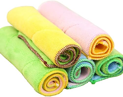 Thickened Microfiber Dishcloth Double-layer Dishrags-5pcs/Pack