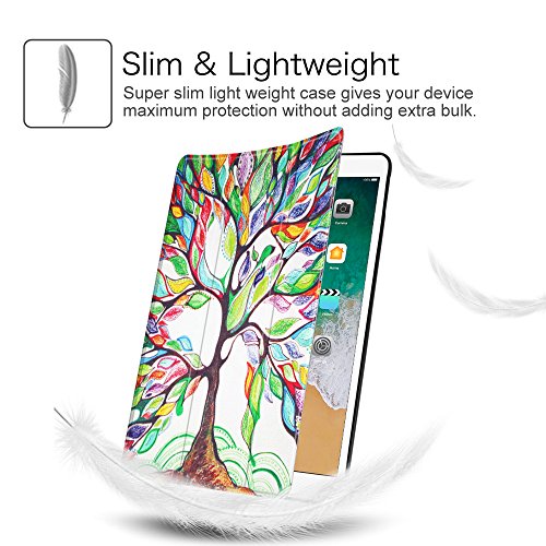 Fintie iPad Pro 10.5 Zoll Hülle – Ultra Schlank Superleicht Ständer Slim Shell Case Cover Schutzhülle Tasche mit Auto Schlaf / Wach Funktion für Apple iPad Pro 10,5″ Zoll Display 2017 Neue Modell, Liebesbaum - 2