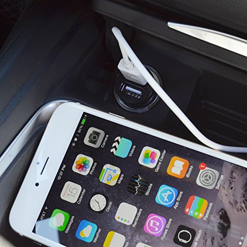 Cable Matters    2-Pack  10W 2A Mini Double-USB Chargeur de voiture en Noir