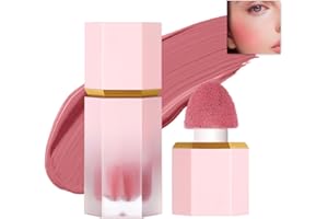 Beauty Searcher Fard à joues liquide en gel, sensation de légèreté et de respirabilité, longue tenue, aspect naturel, teinte de la peau Fard à joues (#101 gâteau d'amour)