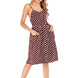 Damen Langarm-Kleider Stretch Rundhals Casual lose T-Shirt Kleid Damen Vintage Ärmellos Spitzenkleid Ballkleid cocktailkleid Retro Rockabilly Spitzen Kleider rauen Sommer T-Shirt Solide Rundhalsausschnitt Tuniken Selbstbindende Kleider Halbarm Bluse Cocktail-Abendkleid Frauen Sommer Lose Kurzarm Casual Dress Blusen Kleid Lose Tunika Casual T-Shirt Kleid Oansatz Beiläufige Tank