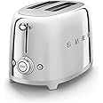 Smeg Silver Toaster - Tsf01Ssuk"Min 1 year manufacturer warranty"
