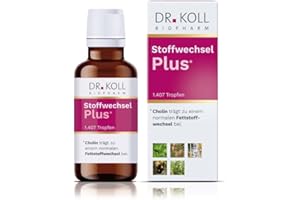 ‎DR. KOLL BIOPHARM Dr. Koll Stoffwechsel Plus - Nahrungsergänzungsmittel mit Cholin, Glycerolkomplettextrakten und Vitaminen, 50 ml
