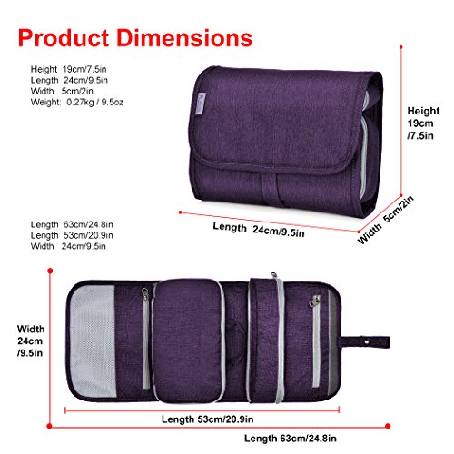 Mardingtop Kulturbeutel Reise Kulturtasche Kosmetiktasche Zum Aufhaengen Waschtasche - 6