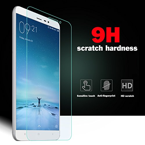 Xiaomi Redmi Note 3 Schutzfolie, Mture Schutzglas für Xiaomi Redmi Hongmi Note 3 Screen Protector Film Ultra Klar Transparent Panzerglas Stressfreie, Blasenfreie Installation, Anti-Fingerabdruck mit Härtegrad 9H Tempered Glass Hartglas Displayschutzfolie (HD Clear) – 2-pack - 3