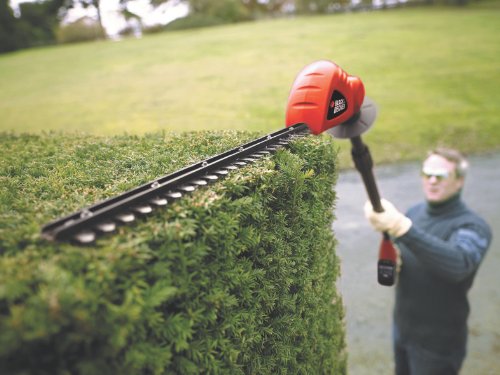 Black + Decker 18 V Lithium-Ionen Akku-Stabheckenschere OHNE Akku und Ladegerät, bis zu 3.5m höhenverstellbar, GTC1843LB - 6