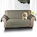 Produktbild Sesselschoner Sofaschoner Sesselschutz 167cmx112cm Dunkle Grau-Helle Grau Sofahusse 2 Sitzer für Haustier Top Sofa Abdeckung Sesselauflage sofa überwurf 100% Baumwolle