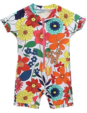 CharmLeaks Baby Two Piece Tankini Rash Guard Polka Dots Blumen Mit UV Schutz