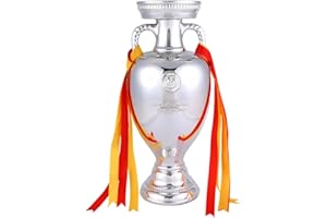 MCBEAN Campeonato Europeo de Fútbol Copa Delaunay Réplica de Trofeo de Fútbol Regalos de Fútbol Aficionados Recuerdos Coleccionables Adornos de Escaparate de Oficina