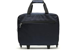 MISAKO Franc Mallette à roulettes male - Franc Bleu 39 X 44 X 15 cm