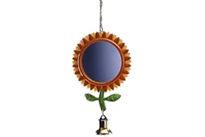 Nobby Flower Mirror with Bell Cage Toy, 24 cm