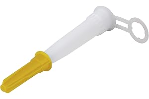 wolfcraft Patronspetsar för Plastpatroner - Återförslutningsbar 2-Pack | Passar 280-310 ml tuber med grov gänga, minskar uttorkning, perfekt för silikon och lim, 4365000