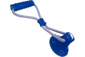 CROCI Pull & Play Jeu avec Stick pour Chien Bleu 36 x 13 cm