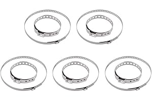 AUBLINTO 10 piezas Abrazaderas palier fuelle universal acero inoxidable set,Kit de abrazadera de engarce de arranque Junta homocinética del eje ajustable Bridas Cardan Set Para eje motriz/CV