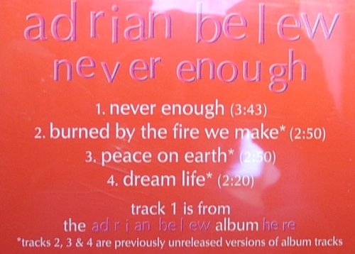 Preisvergleich Produktbild Never Enough (UK Import)