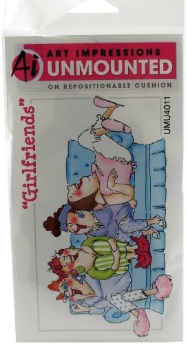 Art Impressions Comfy on The Couch Rubber Stamp by Art Impressions