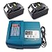 Produktbild HS POWER Für Makita Power Source Kit BL 1840 4 Ah, 2 Akkus, Inklusive Ladegerät DC18RC , 196866-5